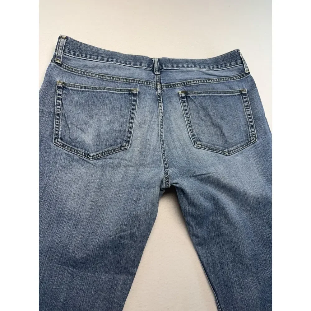 Old Navy Jeans Men 38x32 Loose Fit Skater Casual Straight Leg RN73277 Flex